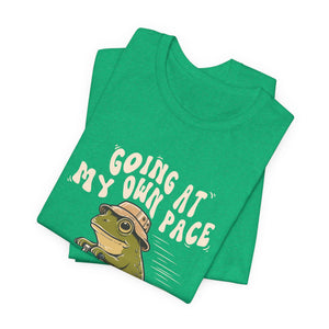 Going At My Own Pace | Frog | Deluxe Tee