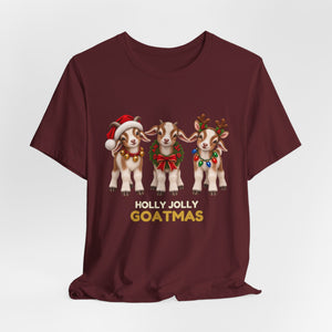 Holly Jolly Goatmas | Deluxe Tee
