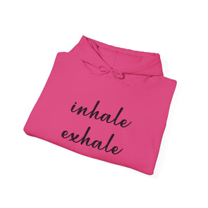 Inhale Exhale hoodie - Zenfull Heart self love and healing affirmation apparel