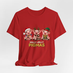 Holly Jolly Pigmas | Deluxe Tee