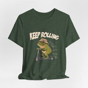 Keep Rolling | Frog | Deluxe Tee