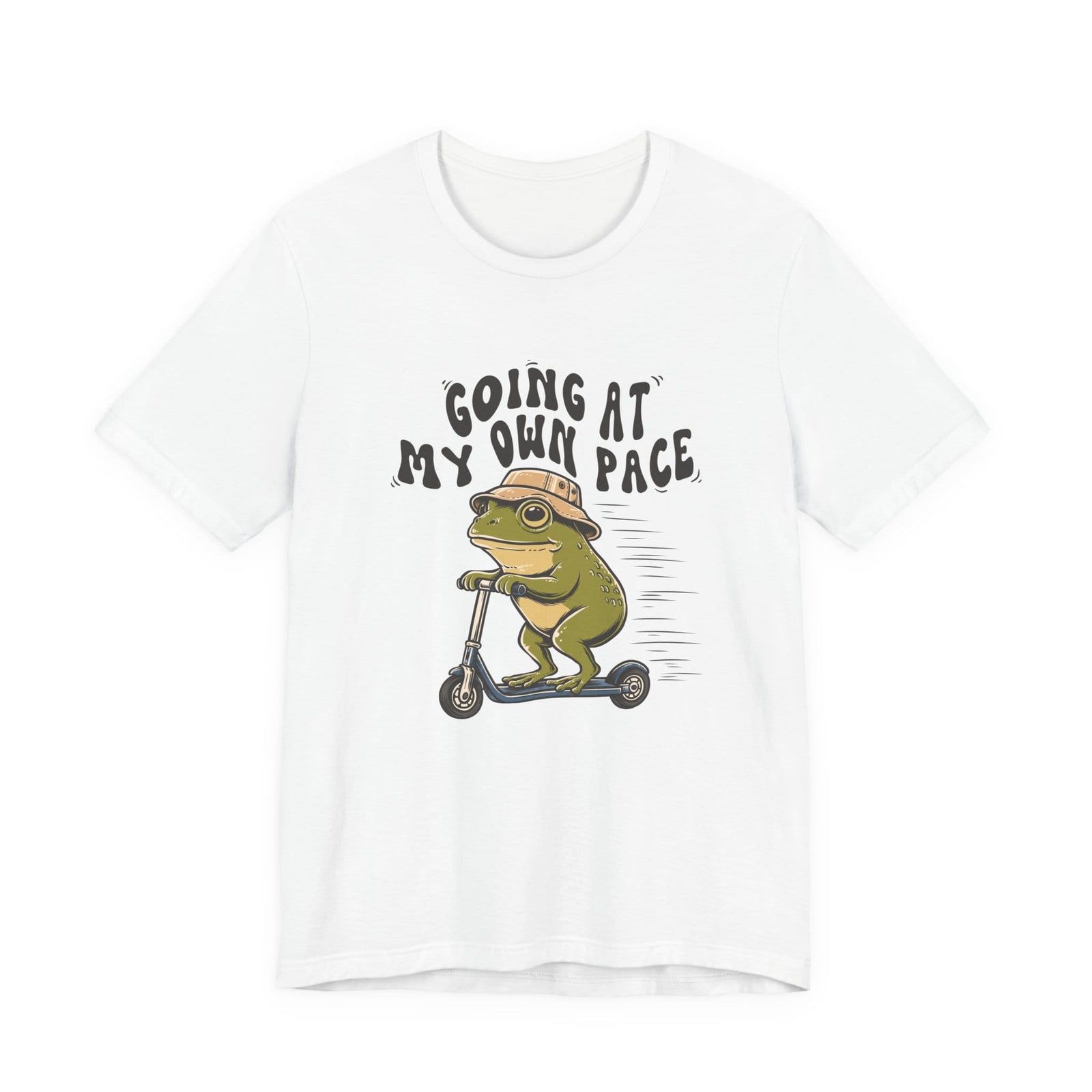 Going At My Own Pace | Frog t-shirt - Zenfull Heart self love and healing affirmation apparel
