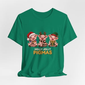 Holly Jolly Pigmas | Deluxe Tee