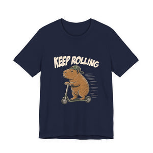Keep Rolling | Capybara | Deluxe Tee