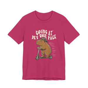 Going At My Own Pace | Capybara t-shirt - Zenfull Heart self love and healing affirmation apparel