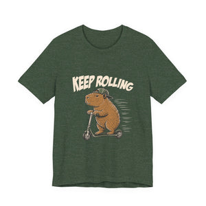 Keep Rolling | Capybara | Deluxe Tee
