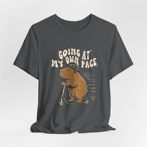 Going At My Own Pace | Capybara | Deluxe Tee