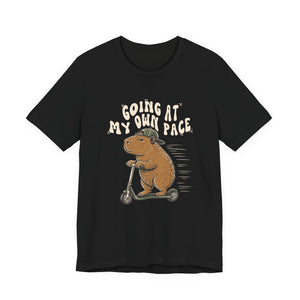 Going At My Own Pace | Capybara | Deluxe Tee