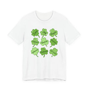 9 Clovers | Deluxe White Tee