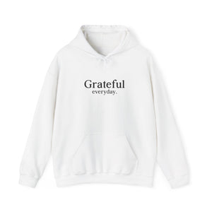 Grateful Everyday hoodie - Zenfull Heart self love and healing affirmation apparel