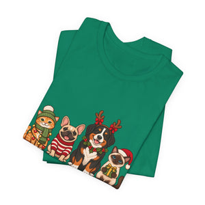 Holly Jolly Pawsmas | Deluxe Tee