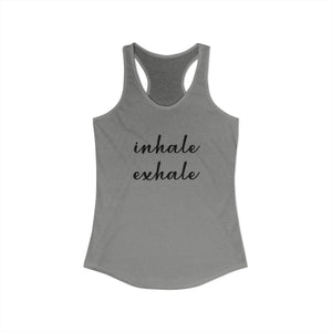 Inhale Exhale tank top - Zenfull Heart self love and healing affirmation apparel