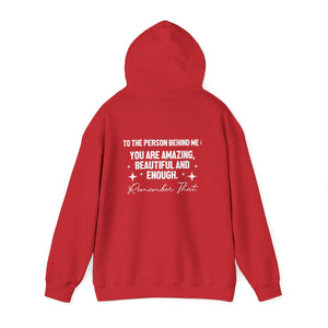 You Matter | To The Person Behind Me hoodie - Zenfull Heart self love and healing affirmation apparel
