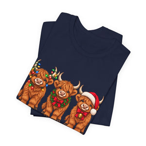 Holly Jolly Cowmas | Deluxe Tee