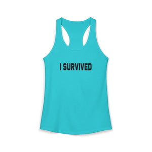 I Survived tank top - Zenfull Heart self love and healing affirmation apparel