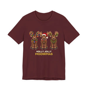 Holly Jolly Moosemas | Deluxe Tee