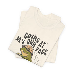 Going At My Own Pace | Frog | Deluxe Tee
