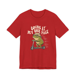 Going At My Own Pace | Frog | Deluxe Tee