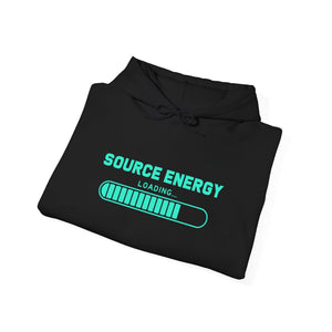 Source Energy Loading... hoodie - Zenfull Heart self love and healing affirmation apparel