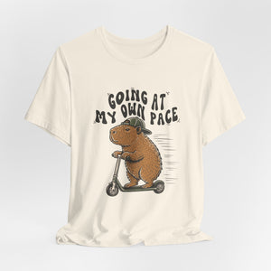 Going At My Own Pace | Capybara | Deluxe Tee