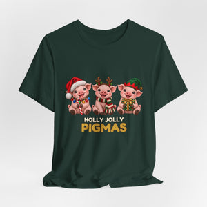 Holly Jolly Pigmas | Deluxe Tee