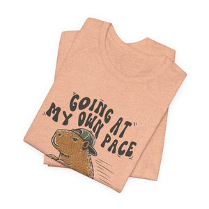 Going At My Own Pace | Capybara | Deluxe Tee