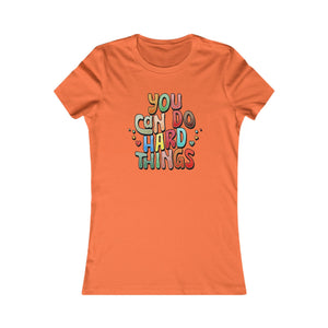 You Can Do Hard Things women's t-shirt - Zenfull Heart self love and healing affirmation apparel