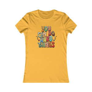 You Can Do Hard Things women's t-shirt - Zenfull Heart self love and healing affirmation apparel