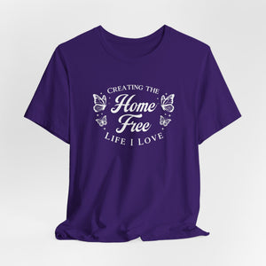 Home Free t-shirt - Zenfull Heart self love and healing affirmation apparel
