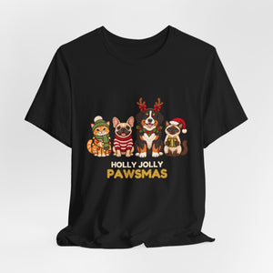 Holly Jolly Pawsmas | Deluxe Tee