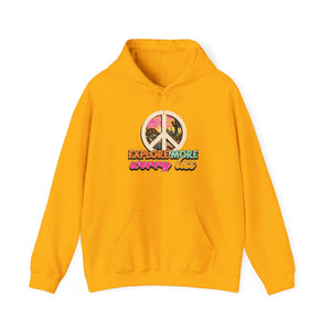 Explore More Worry Less hoodie - Zenfull Heart self love and healing affirmation apparel