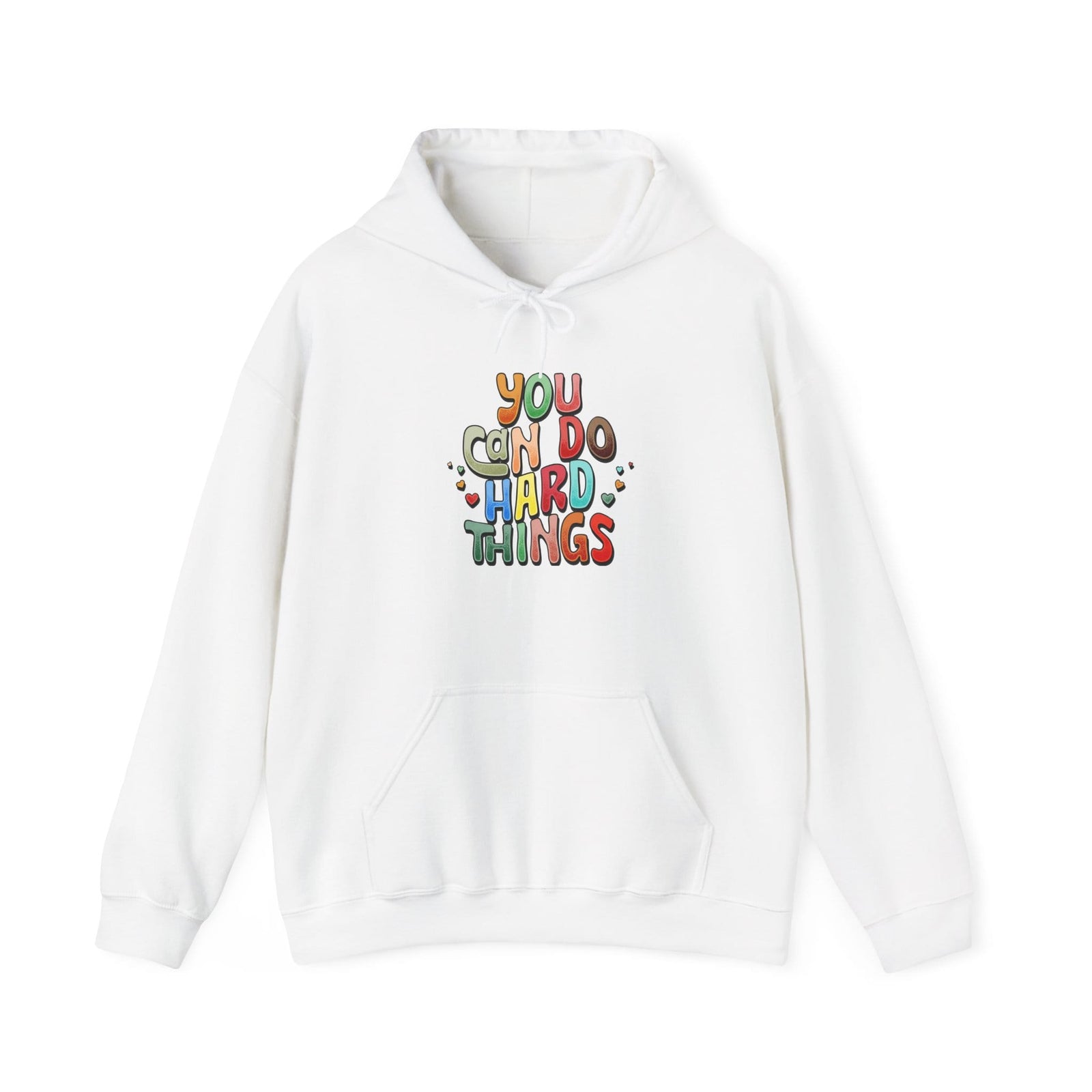 You Can Do Hard Things hoodie - Zenfull Heart self love and healing affirmation apparel