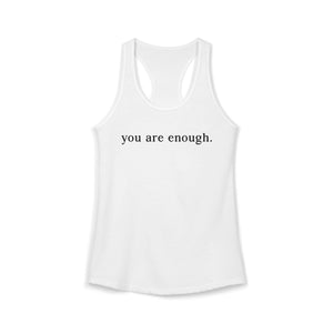The World Is A Better Place With You In It affirmation racerback tank