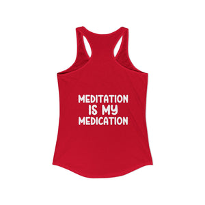 Highly Meditated tank top - Zenfull Heart self love and healing affirmation apparel