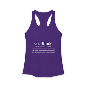 Grateful Everyday tank top - Zenfull Heart self love and healing affirmation apparel
