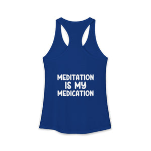 Highly Meditated tank top - Zenfull Heart self love and healing affirmation apparel