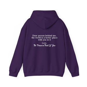 You Are Enough | Dear Person Behind Me hoodie - Zenfull Heart self love and healing affirmation apparel
