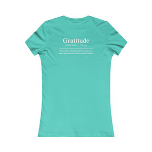 Grateful Everyday women's t-shirt - Zenfull Heart self love and healing affirmation apparel