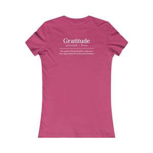 Grateful Everyday women's t-shirt - Zenfull Heart self love and healing affirmation apparel