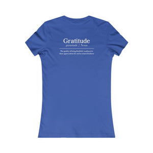 Grateful Everyday women's t-shirt - Zenfull Heart self love and healing affirmation apparel