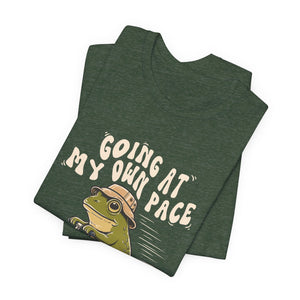 Going At My Own Pace | Frog | Deluxe Tee