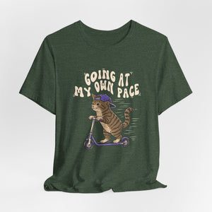 Going At My Own Pace | Cat | Deluxe Tee