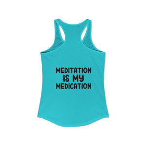 Highly Meditated tank top - Zenfull Heart self love and healing affirmation apparel