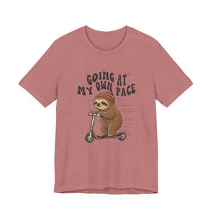 Going At My Own Pace | Sloth | Deluxe Tee