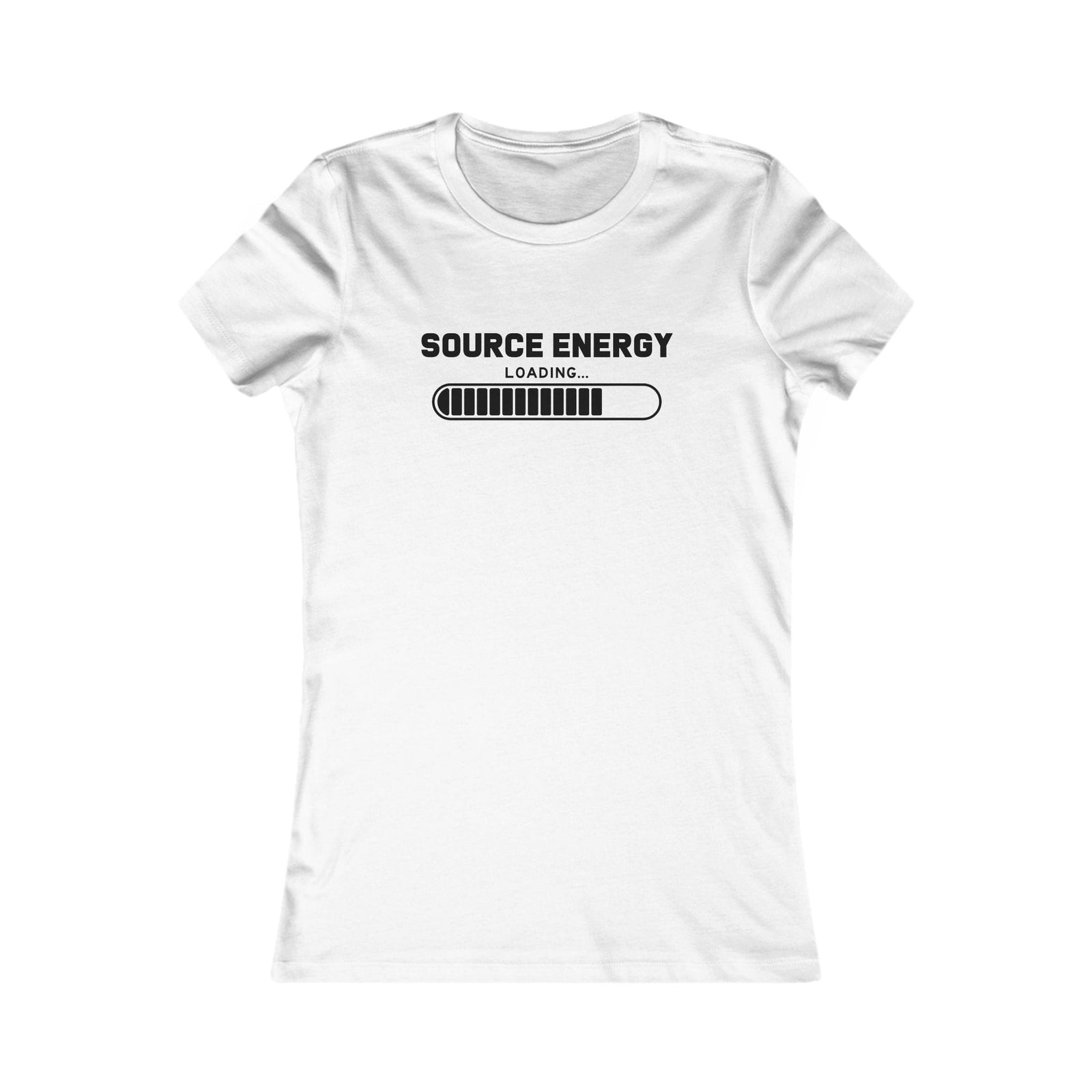 Source Energy Loading... women's t-shirt - Zenfull Heart self love and healing affirmation apparel