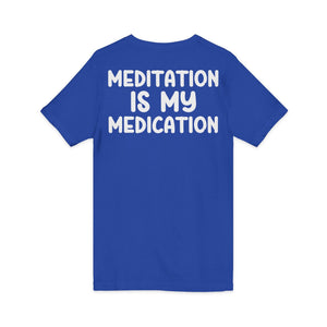 Highly Meditated v-neck shirt - Zenfull Heart self love and healing affirmation apparel