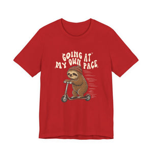 Going At My Own Pace | Sloth | Deluxe Tee