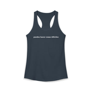 Puedes Hacer Cosas Difíciles | Racerback Tank