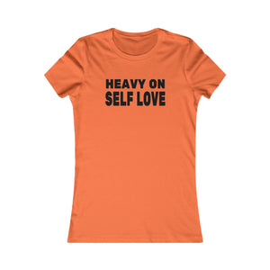Heavy On Self Love women's t-shirt - Zenfull Heart self love and healing affirmation apparel