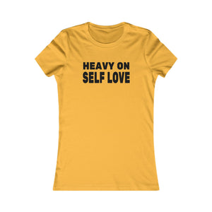 Heavy On Self Love women's t-shirt - Zenfull Heart self love and healing affirmation apparel